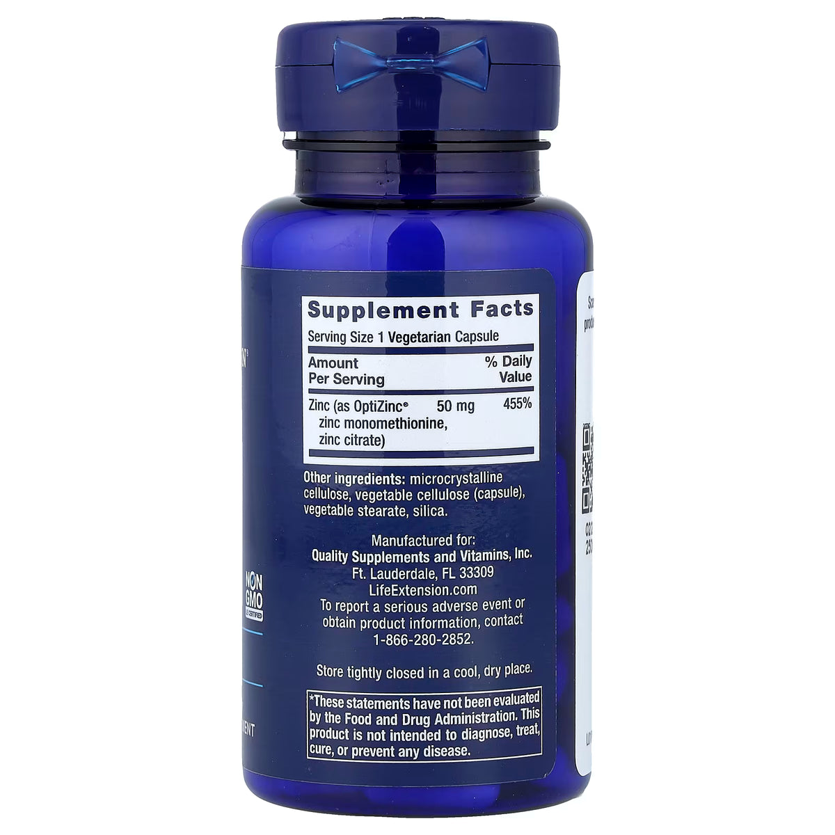 Life Extension Zinc Caps (90 caps)