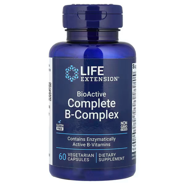 Life Extension BioActive Complete B-Complex (60 Caps)