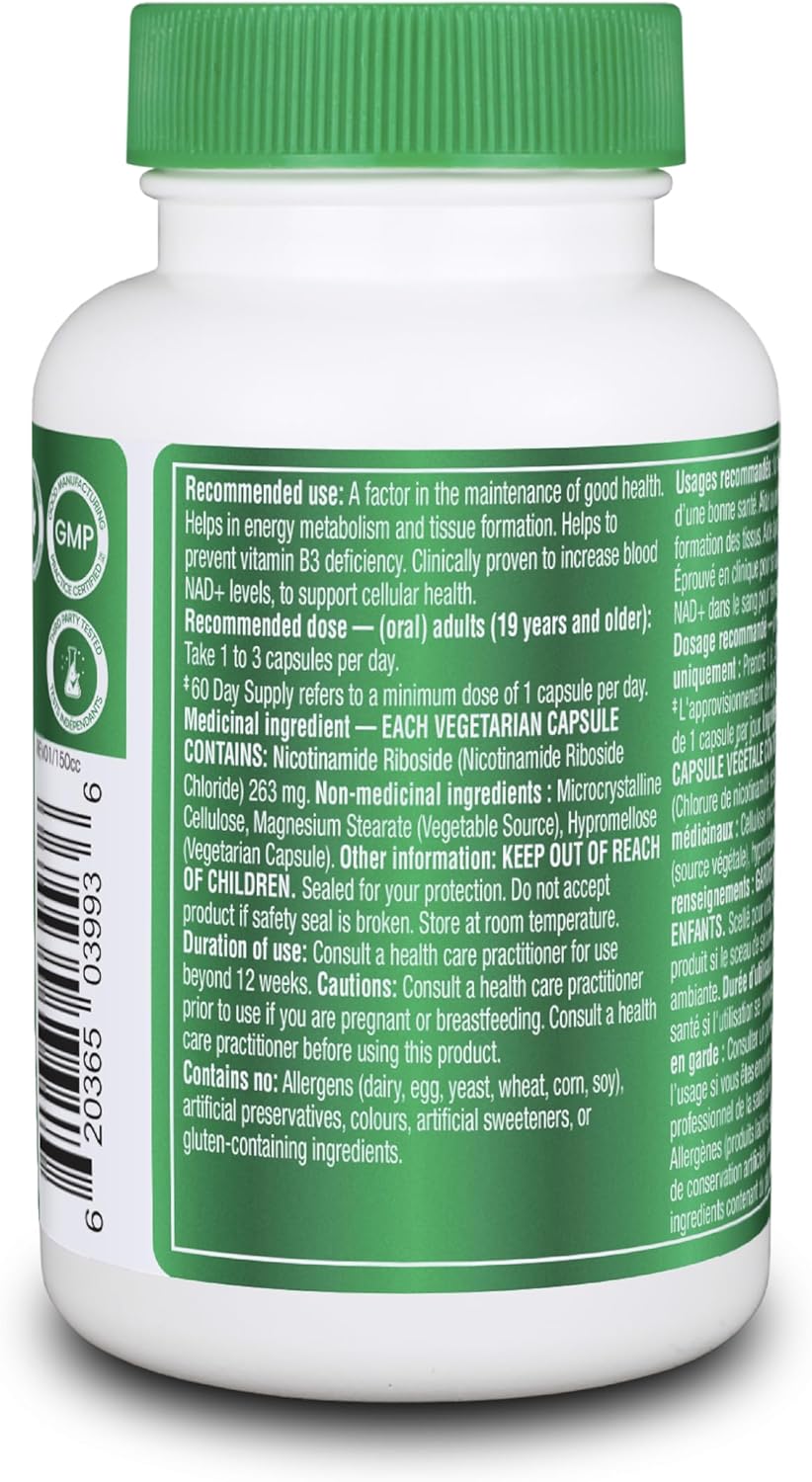 Organika NAD+ Booster (60 Caps)