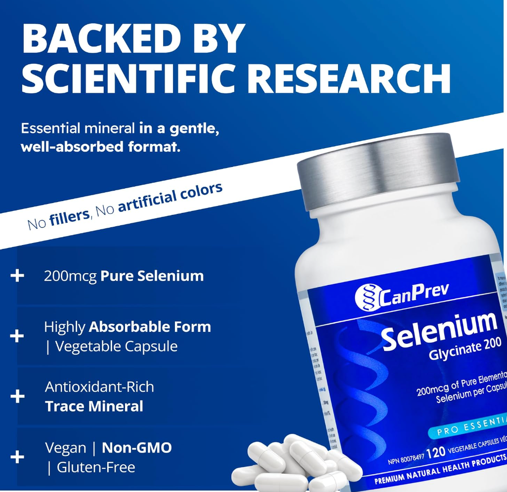 Canprev Selenium Glycinate 200 (120 caps)