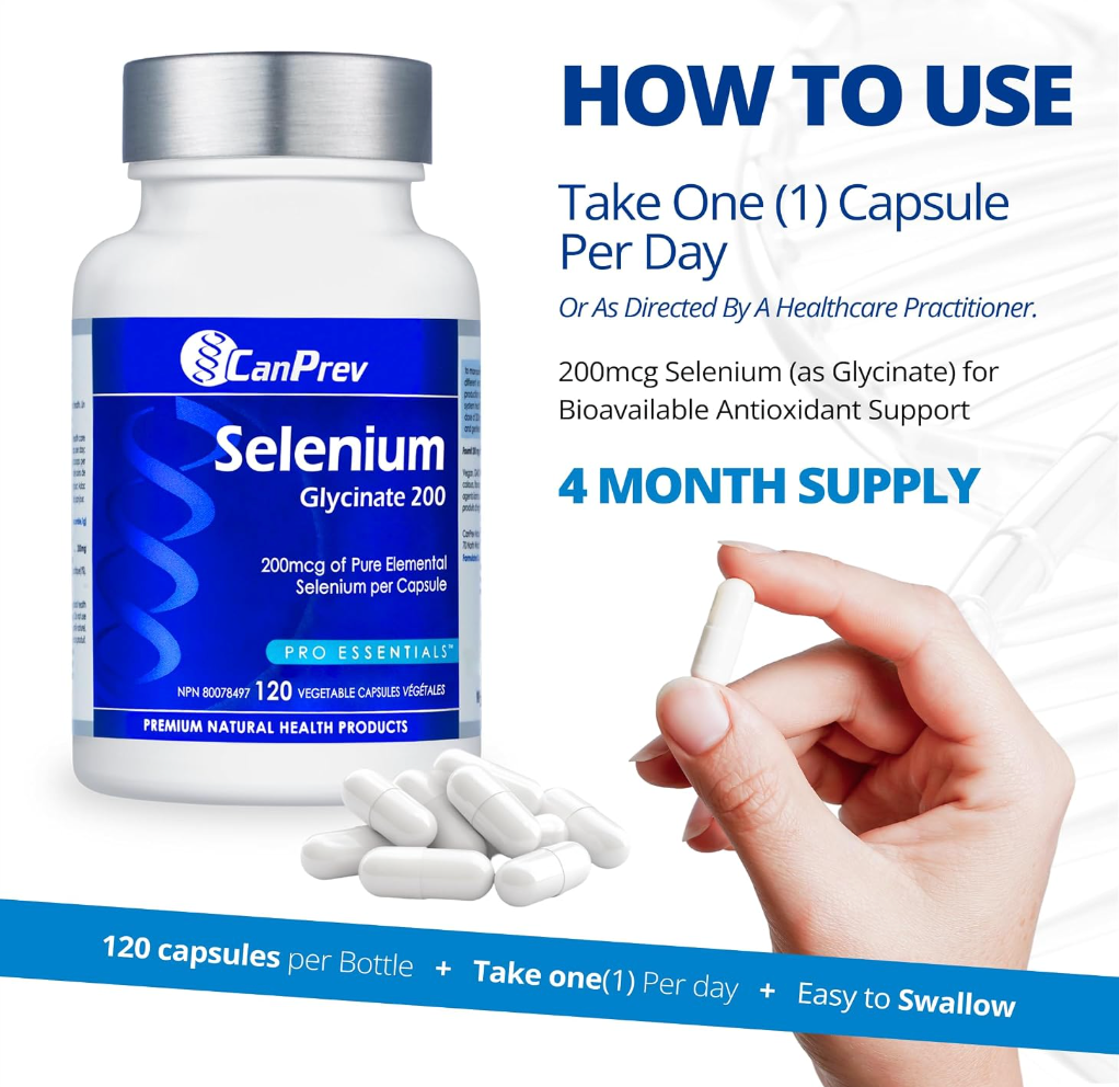 Canprev Selenium Glycinate 200 (120 caps)