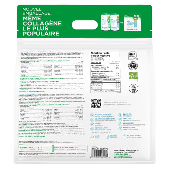 Organika Enhanced Collagen Powder (200 servings)